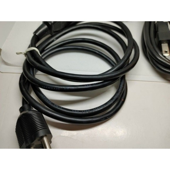 Lot Of 4 AC Power Cable Deskpact Monitor Supply 3-Prong Line 110 V US General - Picture 4 of 5
